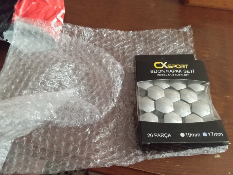 Otocraft Bijon Kapağı 17 mm Krom 20 Adet