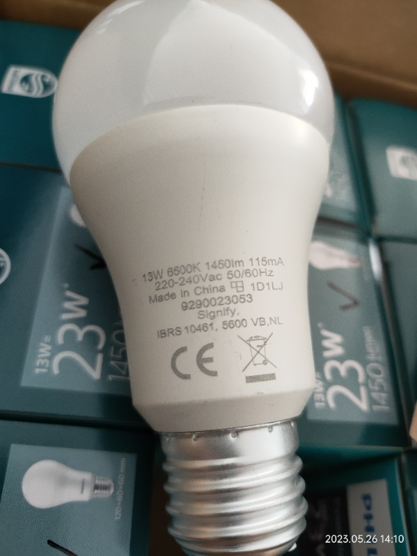 Philips Essential LED Lamba 13W - 100W E27 Duy 6500K Beyaz Işık( 6 Lı Paket)