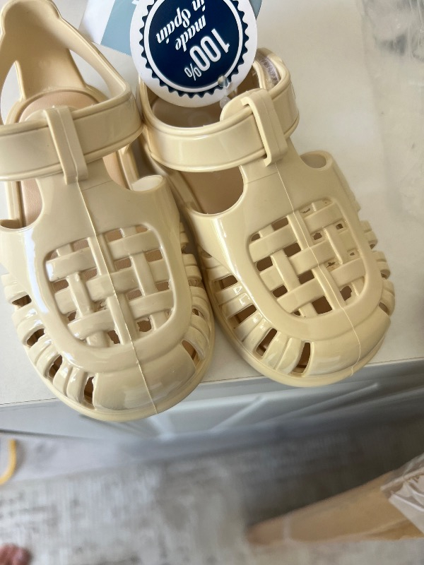 Igor S10311 Tobby Gloss Çocuk Fildişi Sandalet