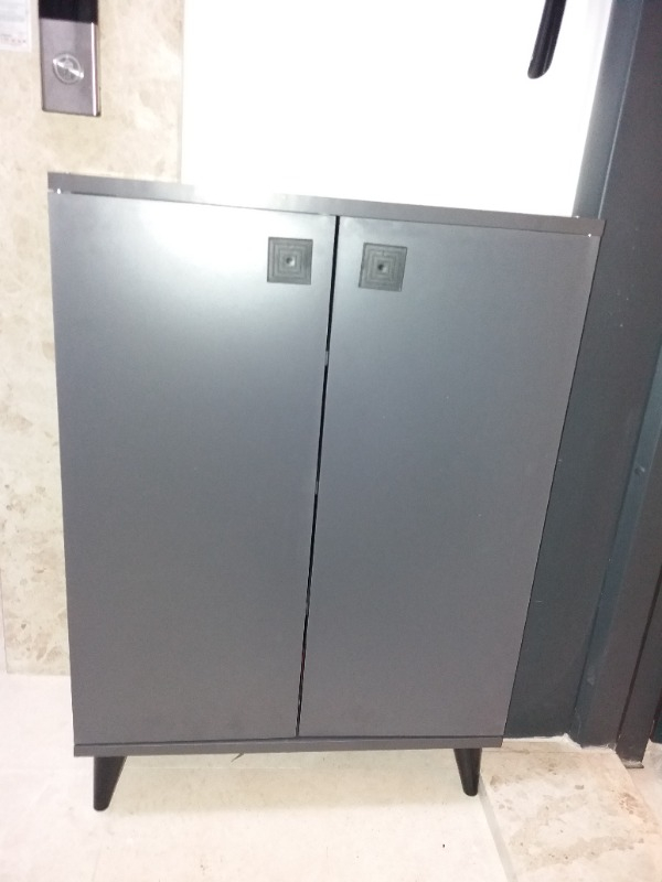 Aymobsan Artemis 4 Raflı 2 Kapaklı Ayakkabılık
