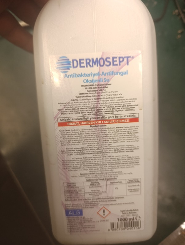 Dermosept Oksijenli Su 1000 ml