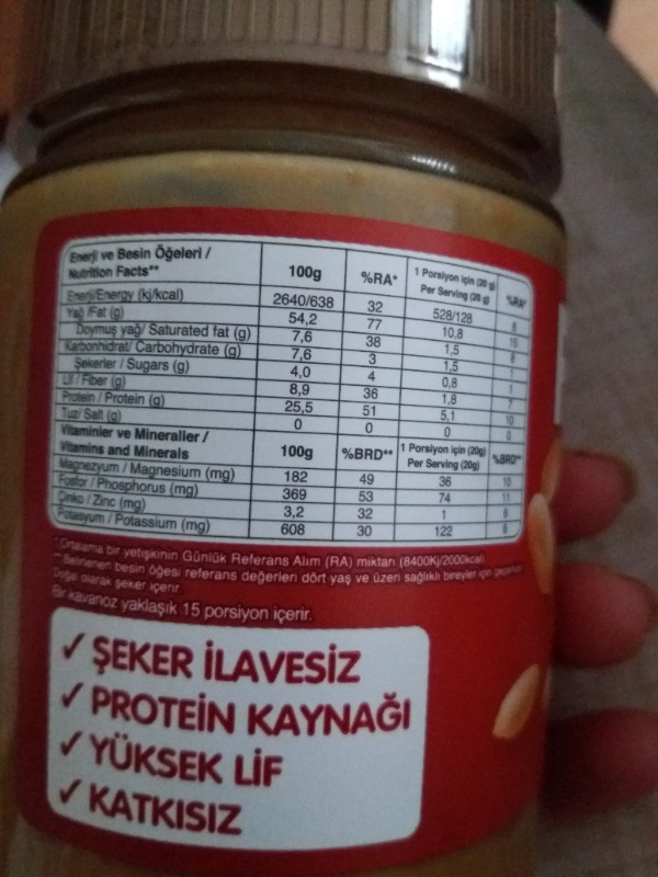 Fellas %100 Fıstık Ezmesi 300g