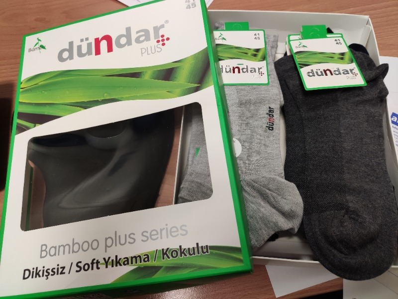 Dündar 12'Li Dikişsiz Bambu Erkek Patik Çorap