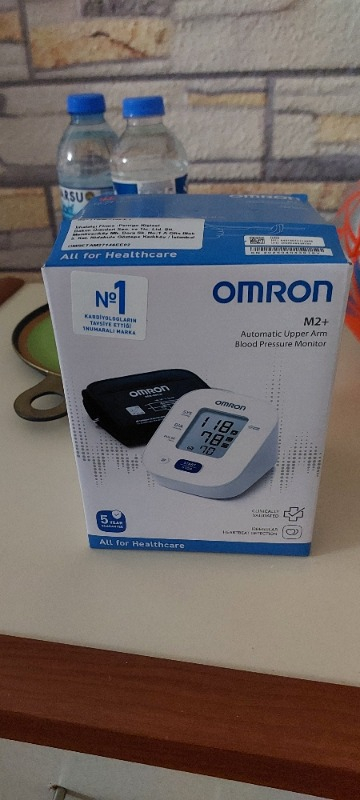 OMRON M2+ 30 Ölçüm Hafızalı Geniş Manşetli Üst Koldan Ölçer Dijital Tansiyon Aleti HEM-7146-E