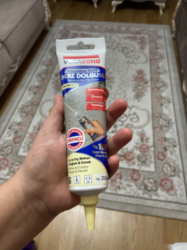 Vodabond Kullanıma Hazır Derz Dolgu 250 Gr Bej Renk