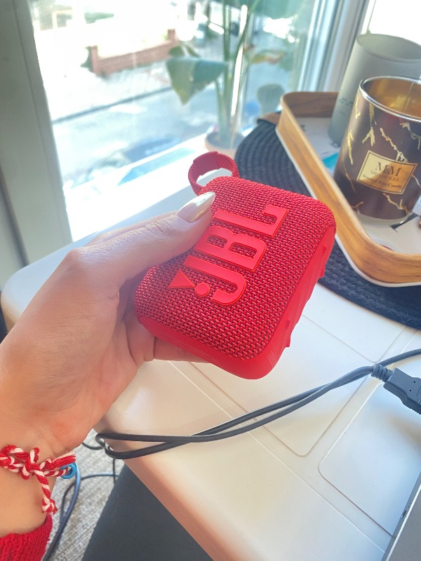 JBL Go4, Bluetooth Hoparlör, IP67, Kırmızı
