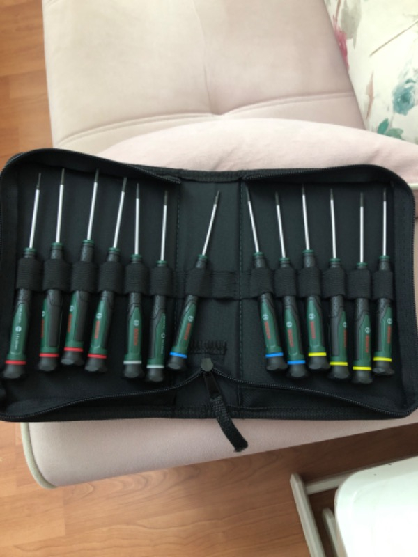 BOSCH Elektronikçi Tip Klemens Tornavida Takımı 13 Parça