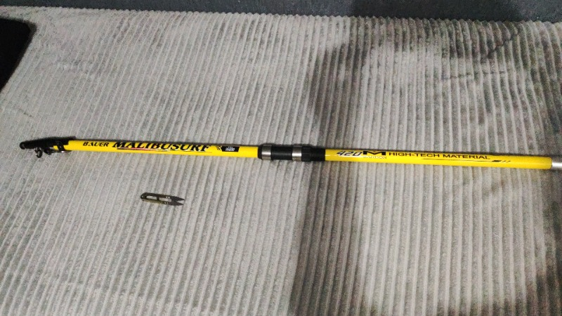 BAUER Malibu Teleskobik Surf Olta Kamışı 420 cm Karbon Yapı 100-200 Gr Atar Gücü