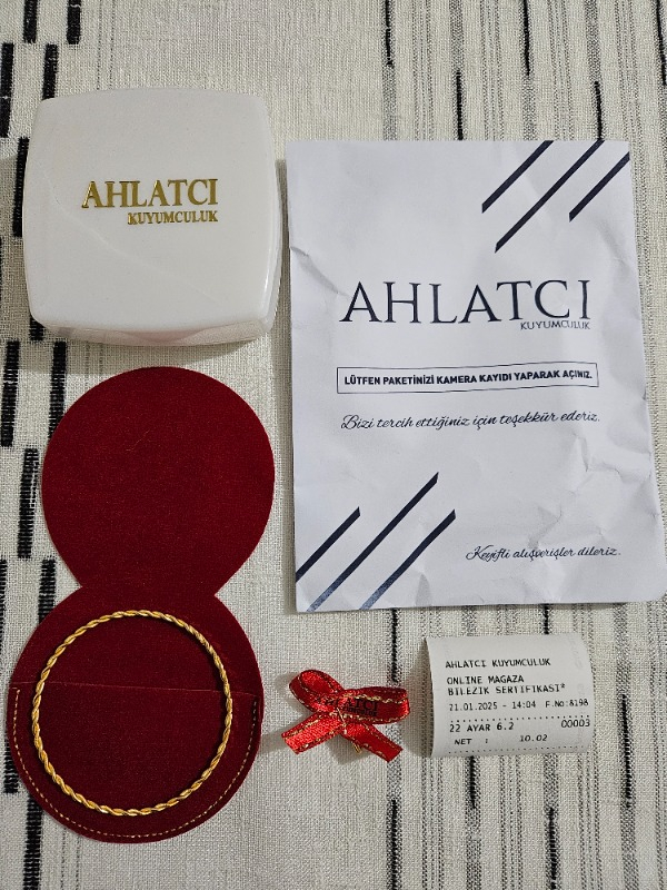 Ahlatcı 10 gr 2'li Burma  22 Ayar Bilezik