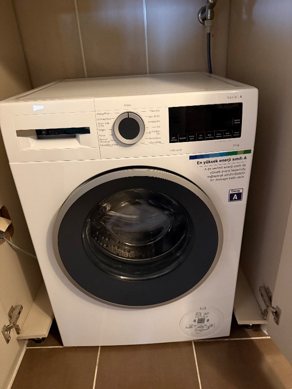 Bosch WGA25202TR Serie 4 Çamaşır Makinesi 10 kg 1200 Dev./dak. A  Beyaz