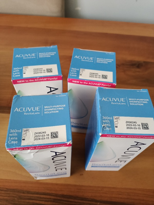 Acuvue Revitalens Solüsyonu 360 ml 4 Kutu