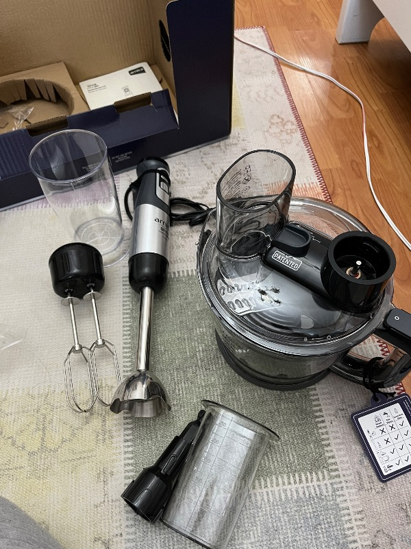 Arnica GH21801 Diva Trend Pro Doğrayıcı Blender Seti Gümüş