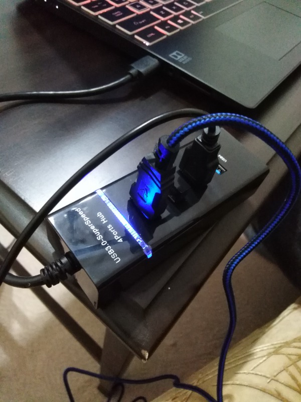 Alfais 4360 4 Port USB 3.0 Hub Adaptör Yüksek Hızlı Bağlantı Çoğaltıcı Cihaz