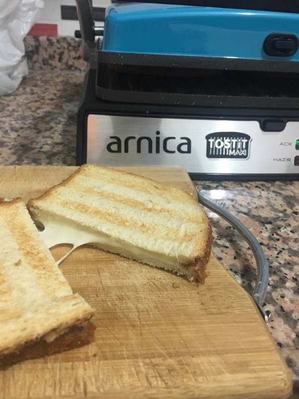 Arnica Tostit Maxi Granit Izgaralı Tost Makinesi Turkuaz
