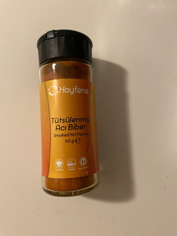 Hayfene Tütsülenmiş Acı Kırmızı Biber 45 gr