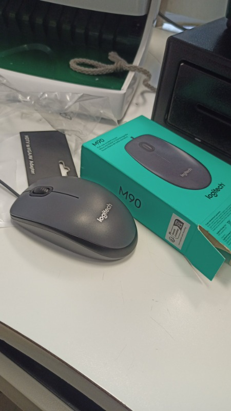 Logitech M90 USB Optik Kablolu Mouse - Siyah