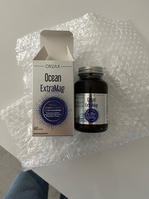 Orzax Ocean ExtraMag Üçlü Magnezyum Kombinasyonu 60 Tablet