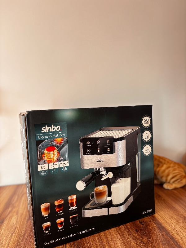 Sinbo Scm 2995 -Kapsül Kahve Aparatlı Inox Espresso Makinesi