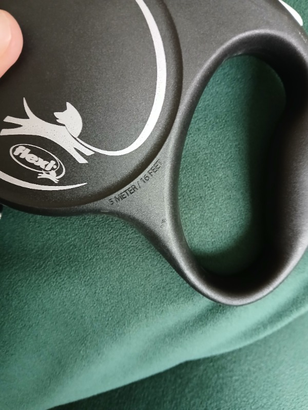 Flexi Siyah Seri Medium 5 Mt Şerit Otomatik Tasma Siyah