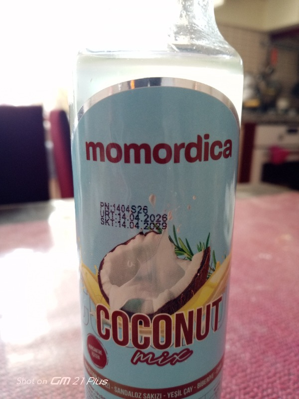 Momordica Coconut Mix - 250 ml Şurup, Hindistan Cevizi Aroma ve Doğal Tatlandırıcı İçerir