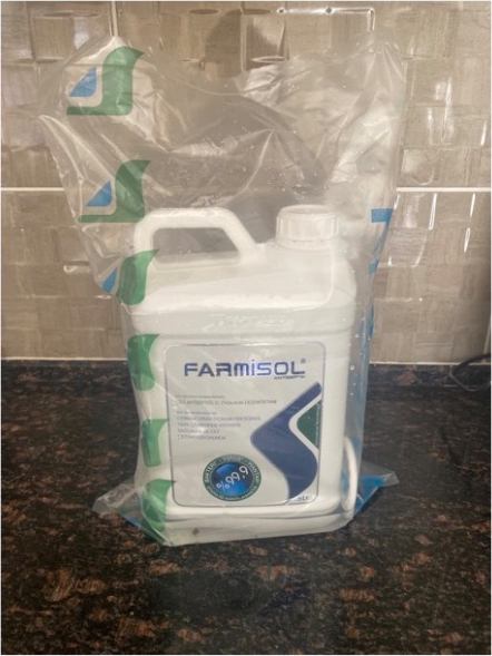 Farmisol 5 Litre Kişisel Kullanım Antiseptik Dezenfektan Sıvı Alkolsüz İçerik ile Etkili Koruma