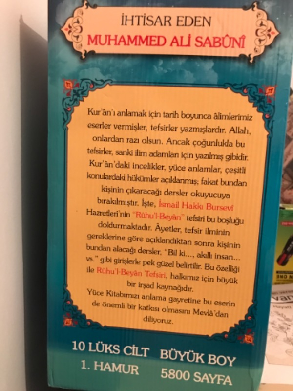 Ruhu’l-Beyan Tefsiri (10 Cilt Takım) - İsmail Hakkı Bursevi