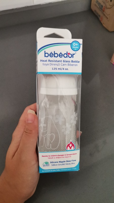 Bebedor Isıcam Biberon Orta Akış (125 ml) / Mavi