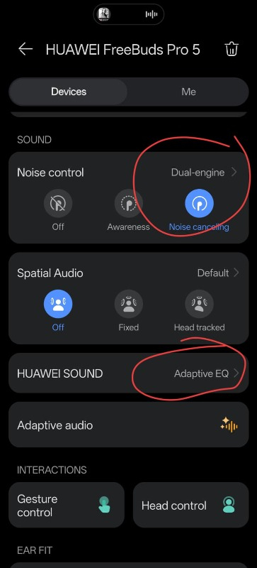 HUAWEI Freebuds Pro 5 Antrasit TWS Kulak İçi Bluetooth Kulaklık, Çift Sürücülü Yapay Zeka Gürültü Engelleme