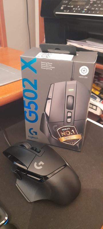 Logitech G G502 X Kablolu HERO 25K Sensörlü Yüksek Performanslı Oyuncu Mouse - Siyah