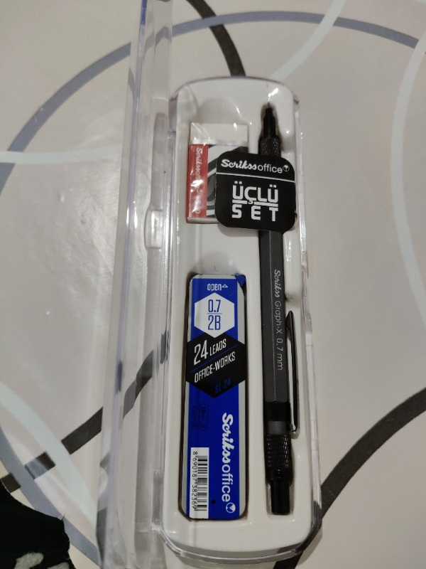 Scrikss Graph-X Metal Versatil Kalem Seti 0.7 Mm Antrasit
