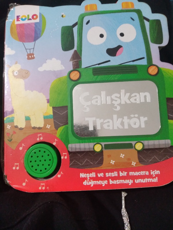 Eolo Yayınları +3 Yaş Sesli Kitap - Çalışkan Traktör