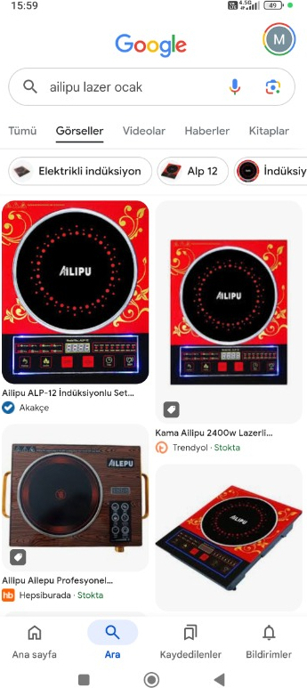 Ailipu Alp-12 Lazer Elektrikli Ocak