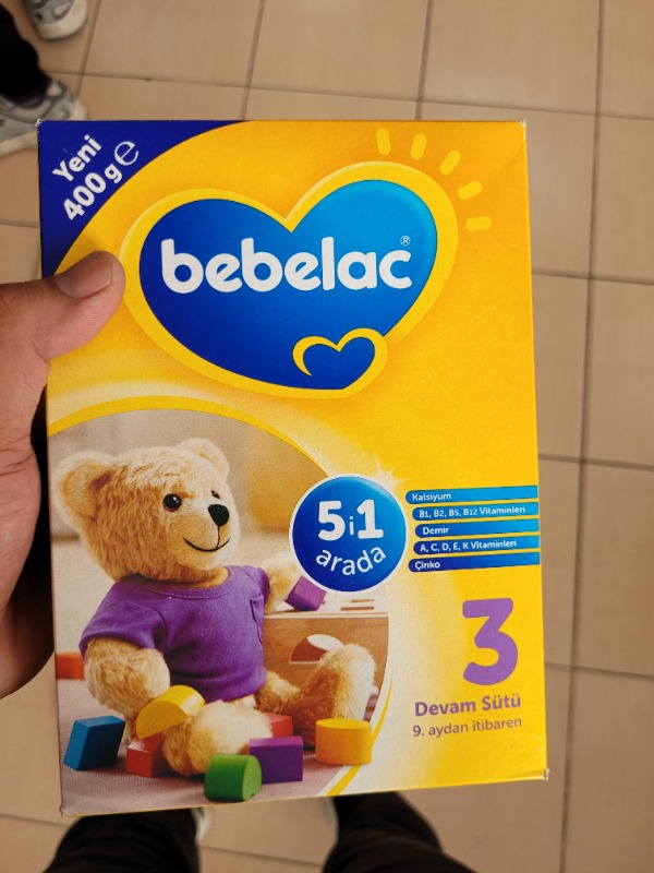 Bebelac 3 Devam Sütü 400 gr 9-12 Ay