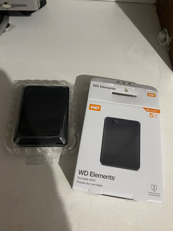 WD Elements 5TB 2.5" Siyah Taşınabilir Disk WDBU6Y0050BBK-EA