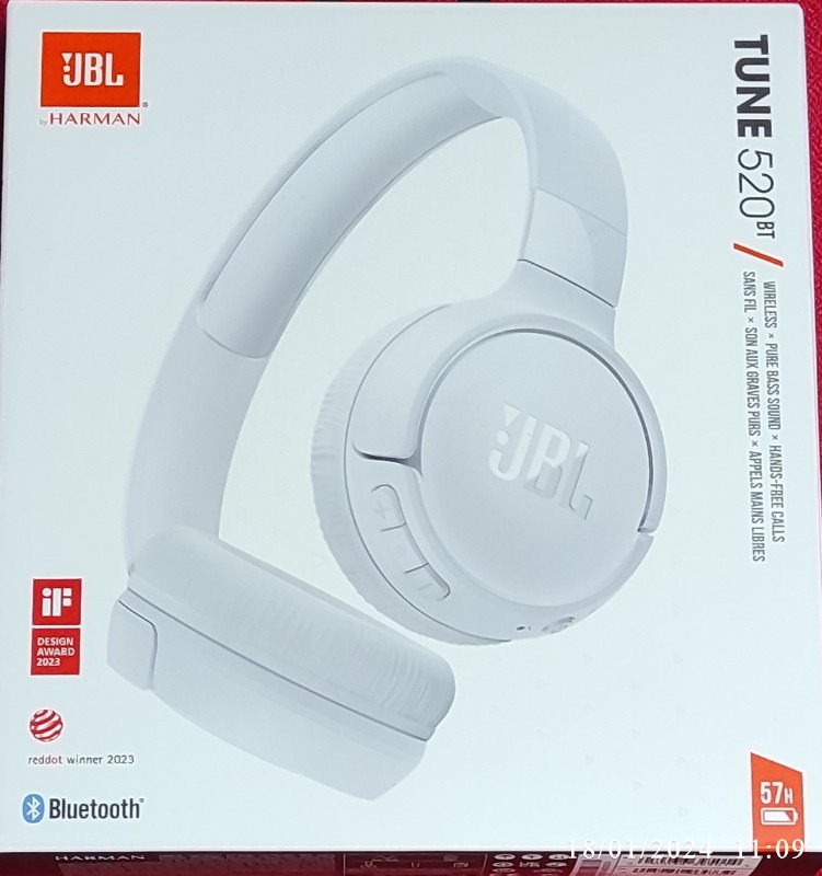 Jbl Tune 520BT Multi Connect Wireless Kulaklık, Beyaz