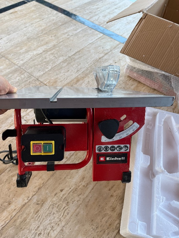 Einhell TC-TS 200, Tezgah Testere