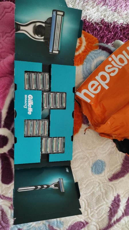 Gillette Mach3 18'li Yedek Tıraş Bıçağı Karton Paket