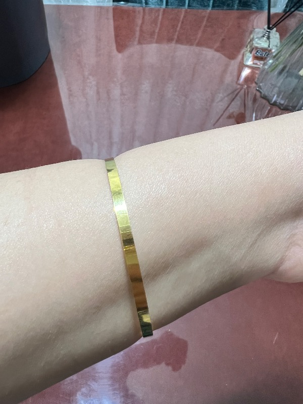 Ahlatcı 10 gr 22 Ayar 3 Mm Kibrit Çöpü Bilezik