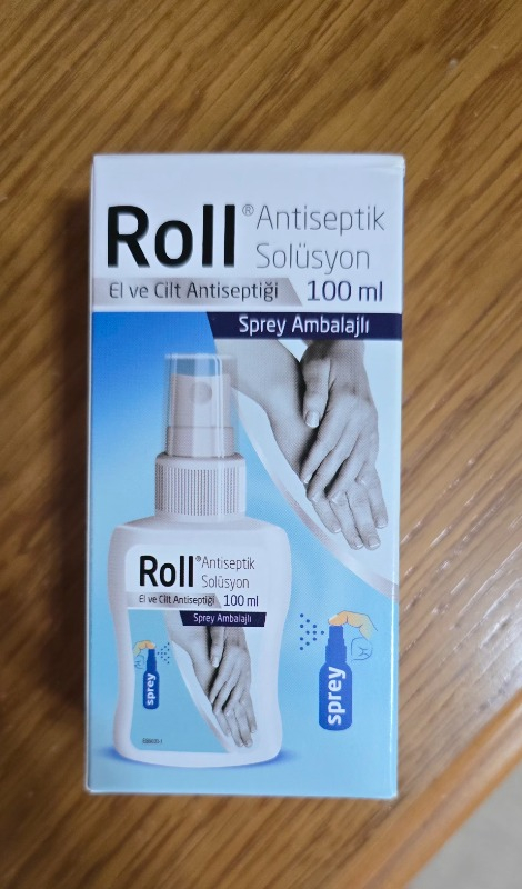 ROLL 100 ML Antiseptik El Cilt Dezenfektanı Alkollü Formül ile Pratik Hijyen Sağlar
