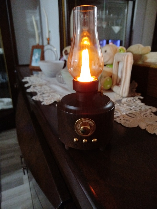 Hometech Nostalji Gaz Lamba Tasarım Klasik Radyo
