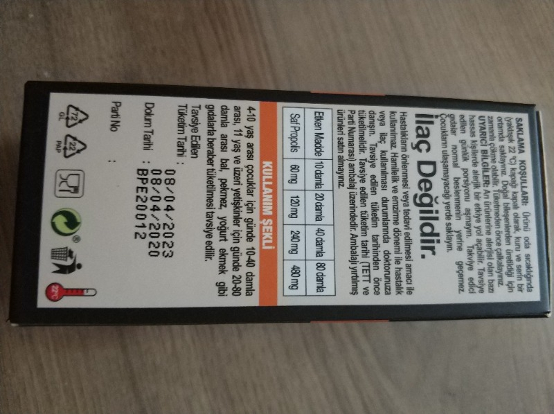 Beeo Propolis Ekstrat Damla 20 Ml