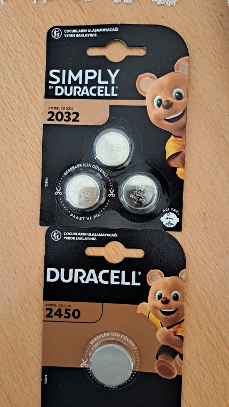 DURACELL 2450 (1’li Paket) Lityum Düğme Piller 3V