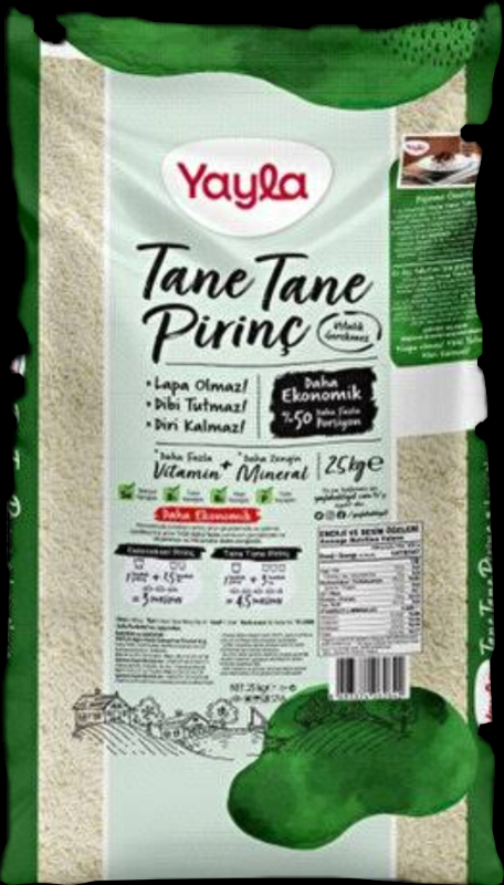 Yayla Tane Tane Pirinç 5 kg x2