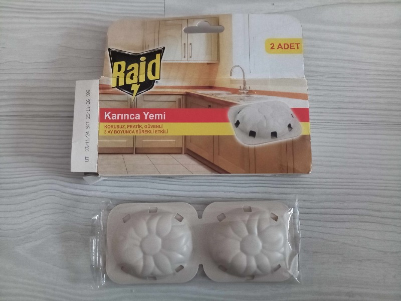 Raid Kokusuz Karınca Yemi - Uzun Süreli Etki, 3 g × 2 Adet, Pratik Kullanım ve Hızlı Sonuç için Güçlü Formül