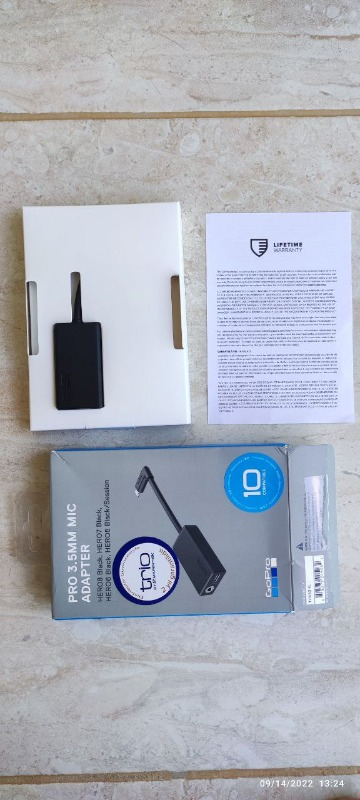 GoPro Mikrofon Adaptörü 3.5mm Pro ( Hero11 Black & Hero10 / Hero9 / Hero8 / Hero7 /6/5 Black )