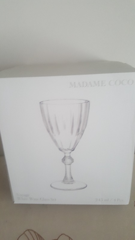 Madame Coco Voyage 4'lü Beyaz Şarap Kadehi Seti 245 ml