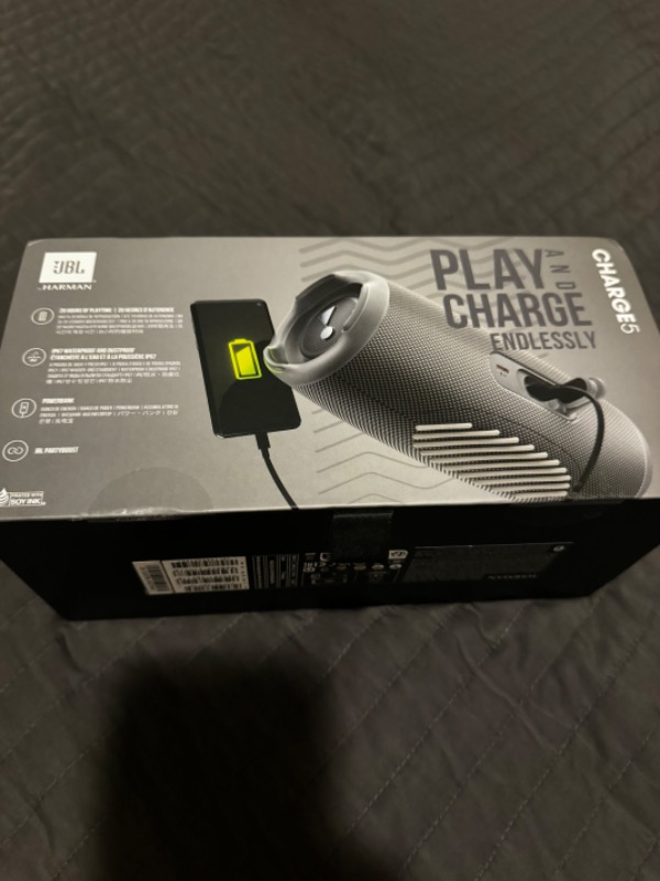 Charge5, Bluetooth Hoparlör, Ipx7, Gri
