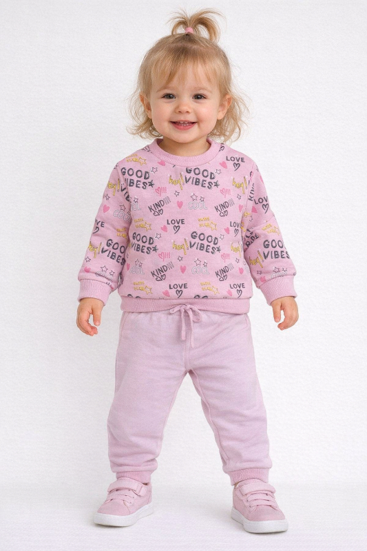 Hellobaby Basic Kız Az Şardonlu Eşofman Alt Kız Bebek