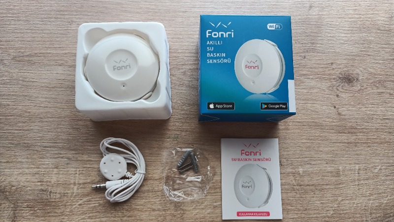 Fonri Wi-Fi Akıllı Su Baskın Sensörü