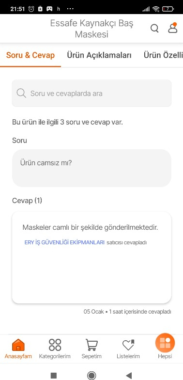 Essafe Kaynakçı Baş Maskesi